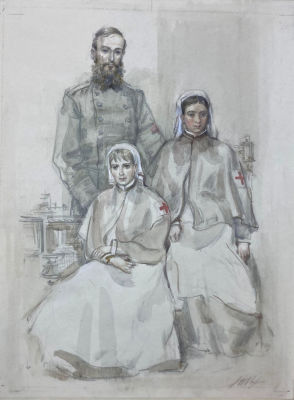 Иванов Юрий Валентинович (1940 г.р.) - Сестра милосердия баронесса Юлия Вревская. Иллюстрация к 