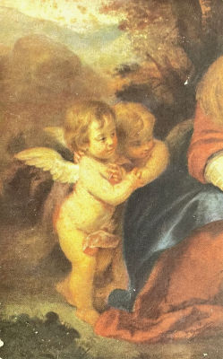 Измайлович Владислав Матвеевич (1872-1959) - Открытка. Группа херувимов. С картины Мурилльо. 