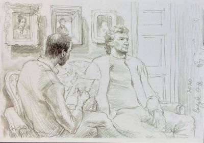 Струве Наталья Владимировна - Открытка. Приглашение на 4-ю встречу Клуба коллекционеров графики. 