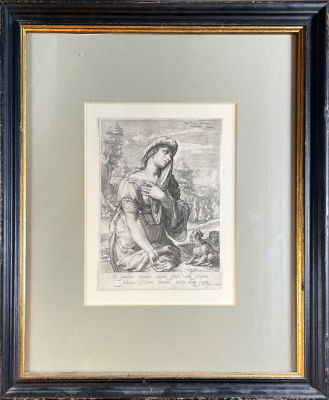 Ян Питерс Санредам по оригиналу Хендрика Гольциуса (1661–1726) - Ханеянка, просящая у Христа 