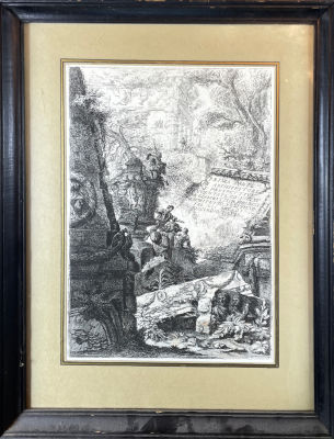 Джованни Батиста Пиранези (1720-1778) - "Фронтиспис: Первая часть архитектурных набросков и 