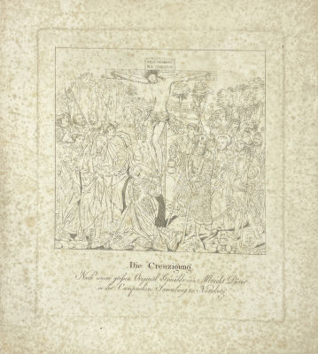 Альбрехт Дюрер, издатель Фридрих Кампс, Нюрнберг. - Неизвестный гравер по картине Альбрехта Дюрера 