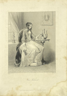 Ф.Френч (W.French), издатель Albert Henry Payne - Гравюра с картины художника Синетта "Завтрак". 