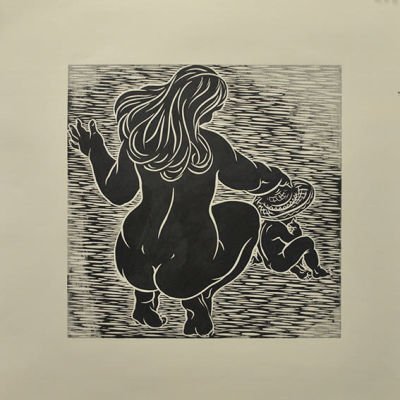 Ляхов Михаил Григорьевич (1926-1978) - "Мотивы моря. Детская серия". 1970-1978 гг. Бумага 