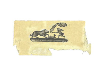 [Из коллекции Тимофеева И.А.] Тимофеев Игорь Алексеевич (1905-1994) - Поединок пастушка и волка. 