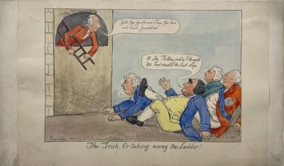 Уильям Холланд (1757–1815) издатель - [Карикатуры на английскую экономическую политику начала XIX 