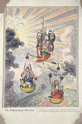 James Gillray (1756 - 1815) гравер Hannah Humphrey (1745 - 1818) издатель - Карикатура "The 