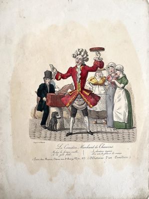 Огюст де Вальмон (ок.1815-1852), гравёр Алоиз Зенефельдер (1771 -1834) - "Актёр-певец". 1825 г. Бум 