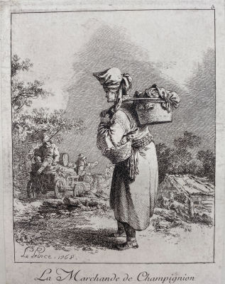 Лепренс, Жан Батист (1734-1781) - Финский продавец грибов. Лист из сюиты "Troisieme Suite de 