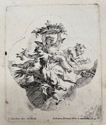 [Собрание М. Ромма] Иоганн Даниэль Герц Старший (нем. Johann Daniel Herz) (1693-1754) - Сцена с 