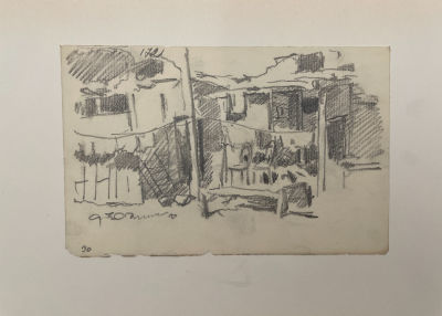 Шиллинговский Павел Александрович (1881-1942) - Набросок из путешествия по Кахетии. Вторая 