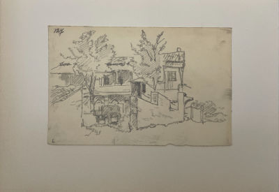 Шиллинговский Павел Александрович (1881-1942) - Набросок из путешествия по Кахетии. Вторая 