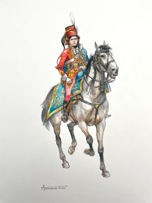 Темников Алексей Владимирович - "Полицеский гусар времен Государыни Императрицы Екатерины II". 2022 г.