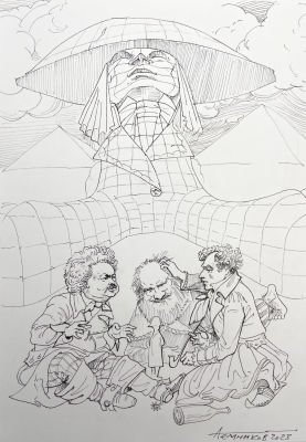 Темников Алексей Владимирович - Иллюстрация к книге "РазNообразный Наполеон". Часть первая. "Слова 