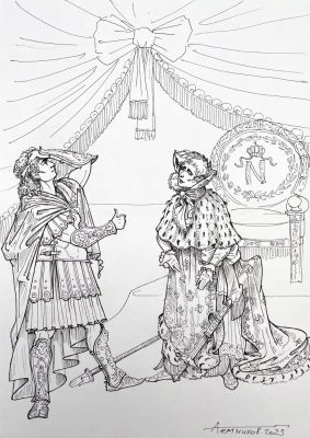 Темников Алексей Владимирович - Иллюстрация к книге "РазNообразный Наполеон". Часть третья. 