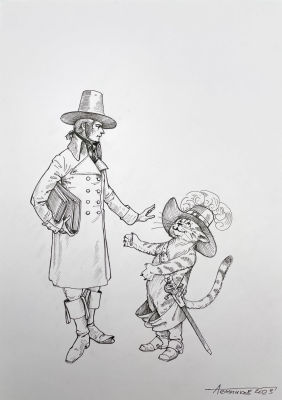 Темников Алексей Владимирович - Иллюстрация к книге "РазNообразный Наполеон". Часть пятая. 