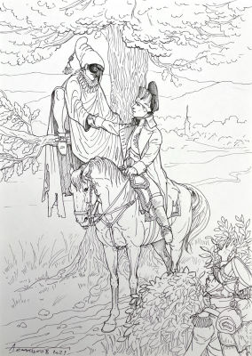 Темников Алексей Владимирович - Иллюстрация к книге "РазNообразный Наполеон". Часть шестая. 