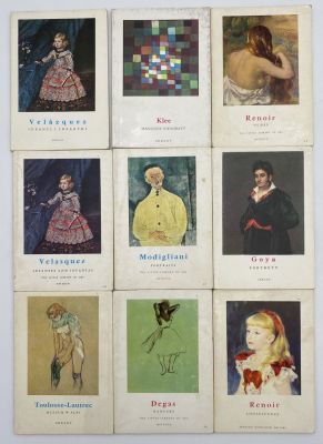 [Комплект из 9 книг] Книги о художниках издательства Fernand Hazan. 1. На польском языке. 