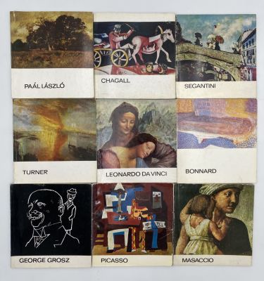 [Комплект из 18 книг] Мини-альбомы о художниках издательства Corvina Kiad&oacute;. На венгерском 