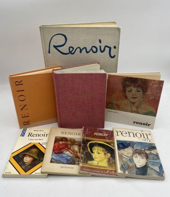 [Комплект из 8 книг] Книги о Пьере Огюсте Ренуаре. 1. На немецком языке. Walter Pach. Renoir. 