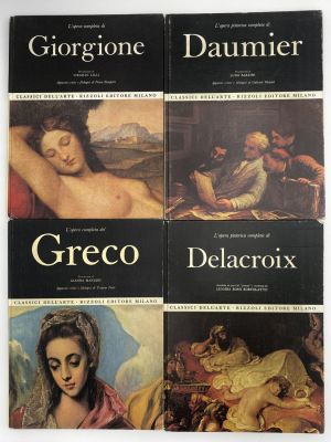 [Комплект из 4 книг] Книги об искусстве издательства Rizzoli, серия Classici Dell'arte. 1. 