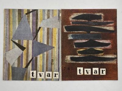 [Комплект из 6 журналов] Выпуски журнала "Tvar" ("Форма") по прикладному и промышленному искусству.