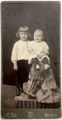 [Из коллекции Табачникова Е.М.] Неизвестный фотограф - Кабинетный портрет. Швейцария, конец XIX - 