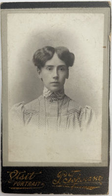 [Из коллекции Табачникова Е.М.] Герман Роберт (Рудольф) - Кабинетный портрет. . 11.5 х 6.5 см 