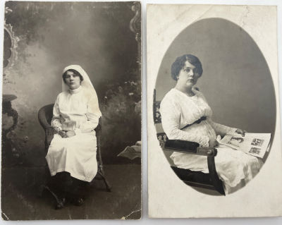 [Из коллекции Табачникова Е.М.] Неизвестный фотограф - Открытка. 2 шт. Конец XIX - начало XX века. 