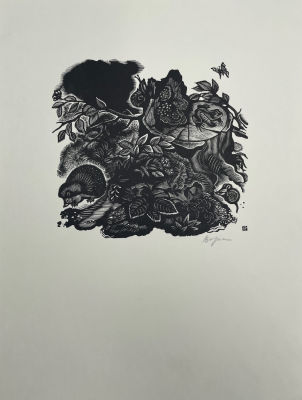 Фролов Вадим Антонович (1926-2000) - Вышел ежик на охоту. Из альбома "Лесные шорохи". 1981 г. . Бума 