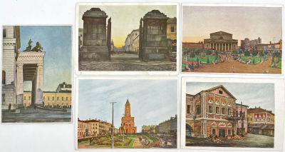 Коленда Виктор Константинович (1872-1945) - 5 открыток. 1930-1932 гг. Размеры от 14 х 10 см, до 