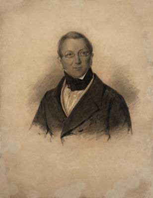 [Собрание семьи Подстаницких] Крюгер (Kruger), Франц (1797–1857) - Портрет Княжевича. 1830-1840-е 