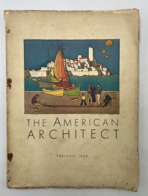 THE AMERICAN ARCHITECT. 1930 г. Журнал на английском языке. Выпуск за февраль 1930 г.