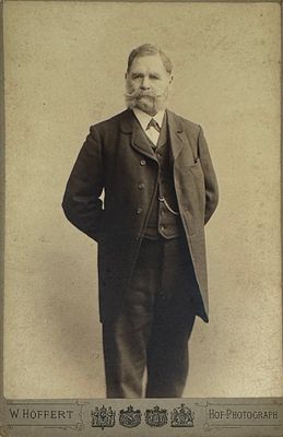 Мужской портрет. Фотография В. Хофферта. 1900-е гг. 16.3 х 10.2 см