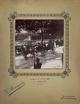 Буржуа (Bourgeois) Ж. (Бийанкур) - Император Николай II и императрица Александра Федоровна в 