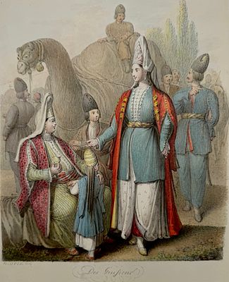 [Из собрания Сергея и Татьяны Подстаницких] Опиц (Opiz) Георг Эмануэль (1775-1841) - Грузины. 1831 г. 