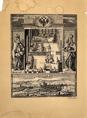 Peter Fehr (1681-1740) - XVIII в. Бумага, гравюра, 27.5 х 20 см