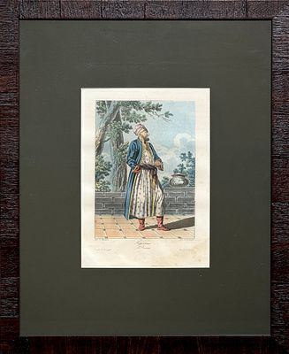 Рис. Е.Корнеев, гр. И.Ламинит - Персиянин. Лист из альбома "Народы России, или Описание нравов 