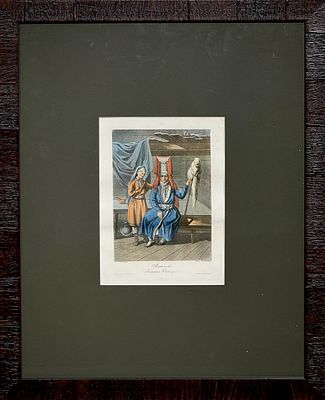 Рис. Е.Корнеев, гр. Скочников - Вотячки. Лист из альбома "Народы России, или Описание нравов 