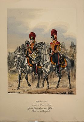 Монтен (Monten), Дитрих (1799-1843) - Барабанщик и трубач Лейб-гвардии Конно-гренадерского полка. 