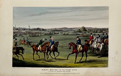 (М) Генри Томас Олкен (Henry Thomas Alken) (1785-1851) - Встреча в Бибери в лучшие дни. 1842 г. Бум 