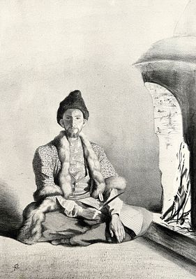 (М) Гагарин Григорий Григорьевич (1810-1893) - Аслан-кади из Цудахара. 1840-1850-е гг. Бумага 