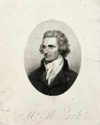 (М) Больт, Иоганн Фридрих (1769-1836) - Портрет путешественника Мунго Парка. 1799 г. . Бумага 