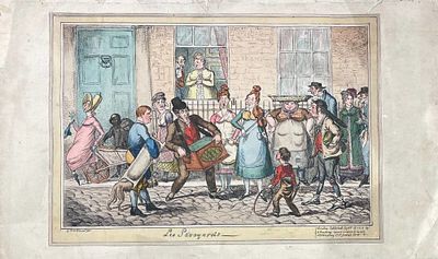 (П) Хамфри, Джордж (George Humphrey) (1773 - 1831 ?) издатель - Карикатура "Les Savoyards". 1818 г. 