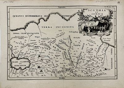(П) Уильям Генри Томс (William Henry Toms) (1700 - 1765) - гравёр; Кристоф Мартин Келлер (Christoph Martin Keller, 1638 - 1707) - картограф
