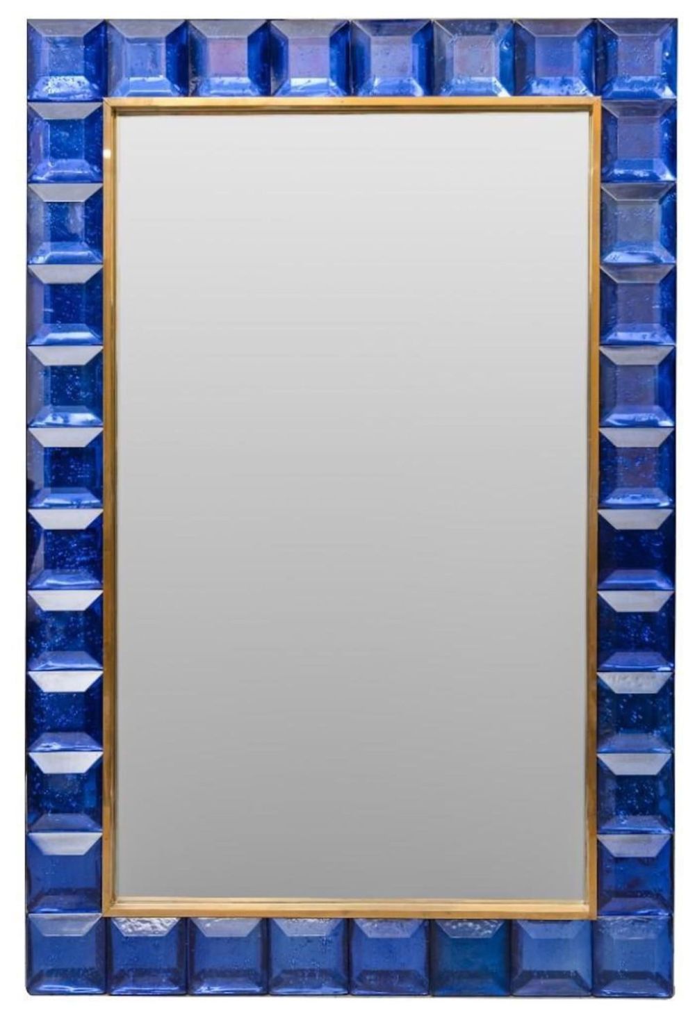 Lot 306: Paolo Venini Bronze and Glass Mirror