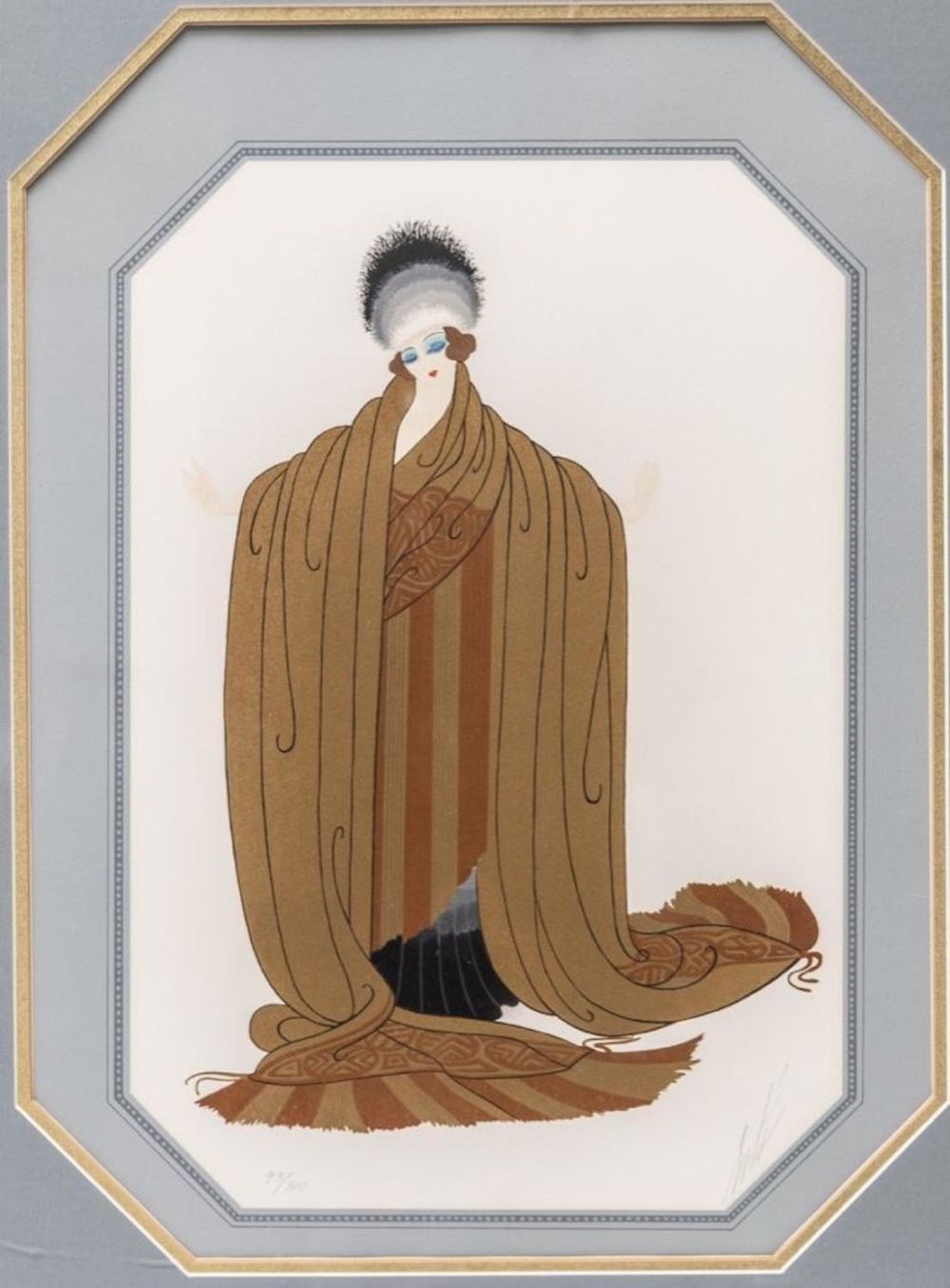 Lot 472: ErtÃ© Pencil Signed Serigraph