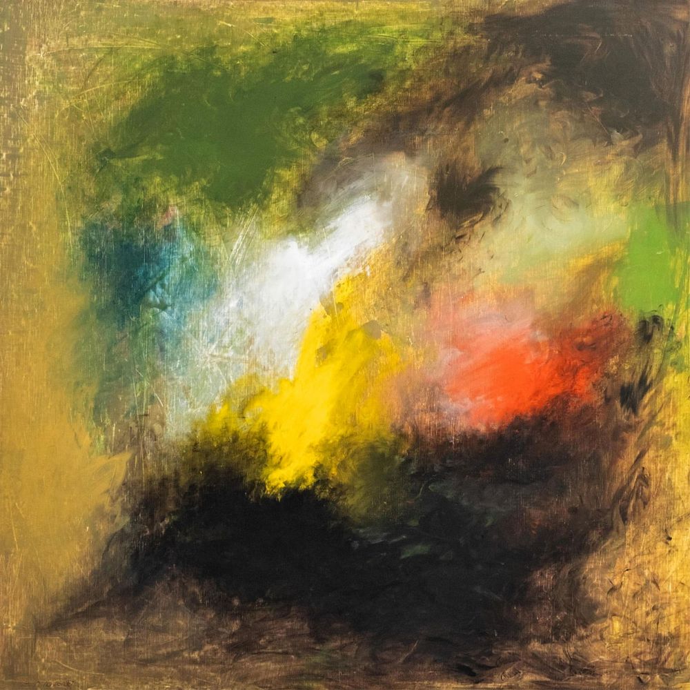 Lot 190: Signed Bettina Nuschei Contemporary Oil on Canvas Painting, 1985