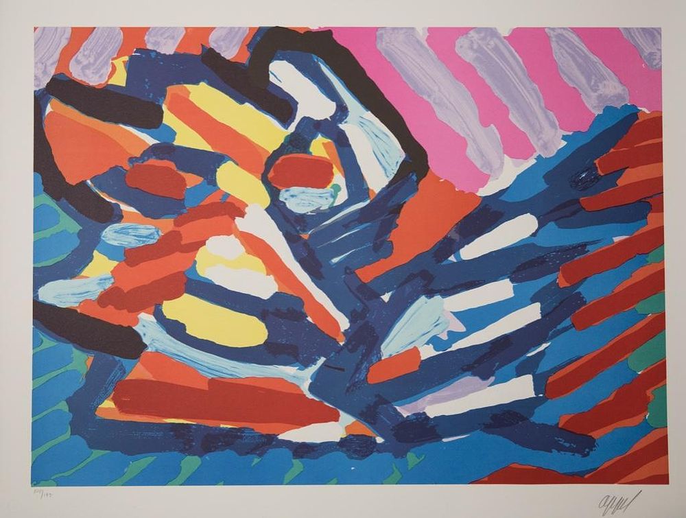 Lot 221: Karel Appel Signed Lithograph