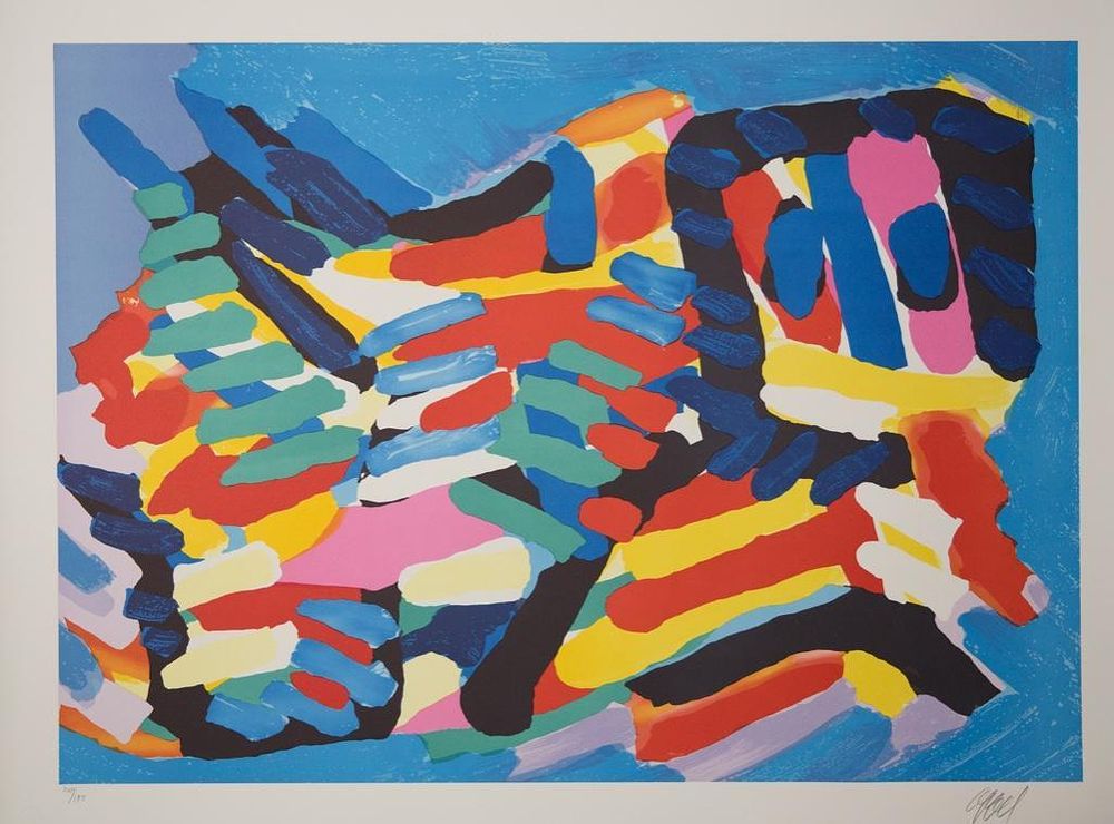 Lot 222: 20th Century Karel Appel Signed Lithograph
